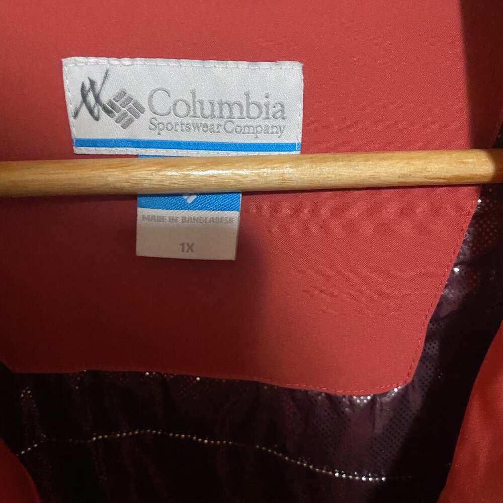 Columbia Women's Red Powdered Peak Insulated Jacket Size 1X - Picture 4 of 4